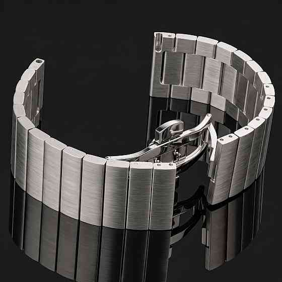 Ремешок металлический для часов Besta Centurion Silver (20 мм) Серебристый Киев