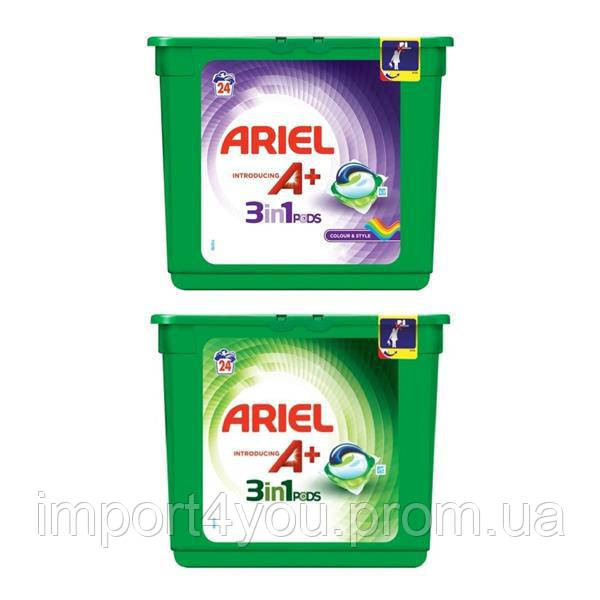 Капсулы черные Ariel 12 шт. 3в1 Харьков - изображение 1