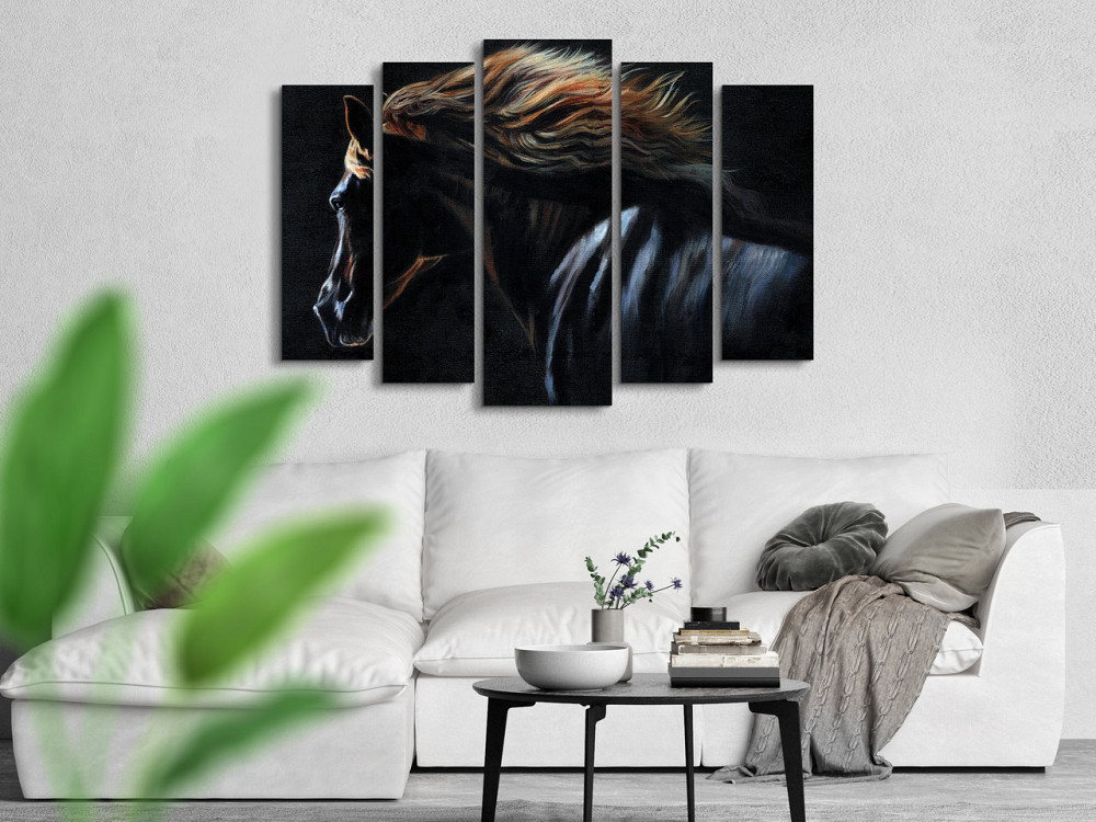 Модульна картина у вітальню / спальню Кінь Art-262_5 ( 80х118см ) Київ - фото 3