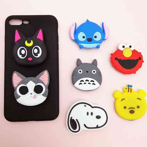 Попсокет PopSocket 3D ZucZug тримач для телефону (Серія коти, Рудий кіт) Миколаїв