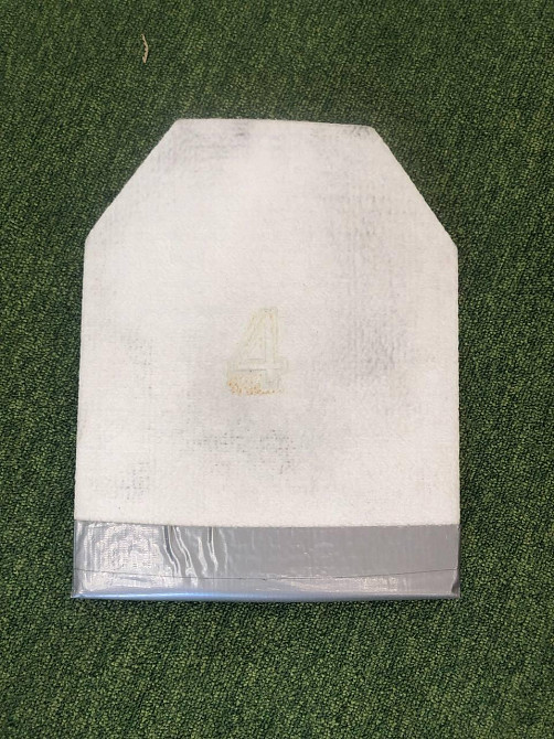 Комплект бронеплит для плитоноски 4-го класса Swebor Armor 3.1кг 25х30см Бронепластины Киев - изображение 3