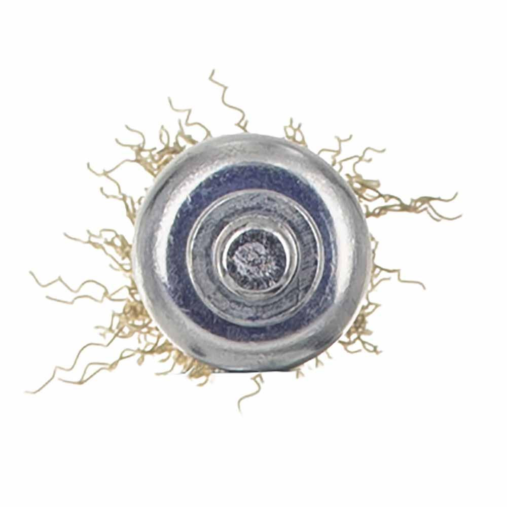 Щетка проволочная конусообразная Ø17мм хвостовик Ø6мм (латунированная) SIGMA (9017011) Ровно - изображение 3