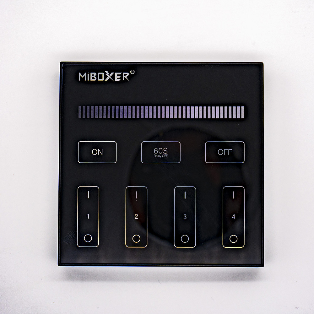 Miboxer Панель керування Мілайт бездротова чорна 4 зони 2,4 ГГц Київ - фото 5