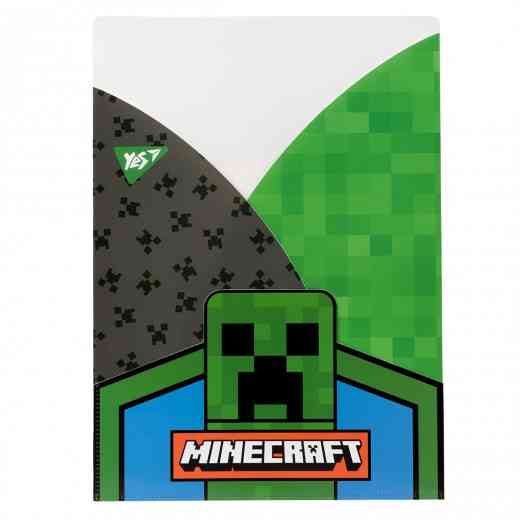 Папка-кутик А4 "Yes" Minecraft, 3 фігурних клапана, 492086, шт Київ