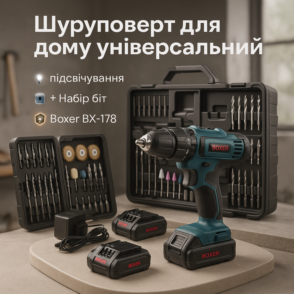 Надежный шуруповерт для бытового использования, Беспроводной шуруповерт в кейсе на акб LC-79 Львов - изображение 8