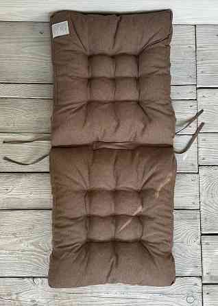 Подушка для стільців (50x120х8 см) подвійна Decorator Sawana колір світло-коричневий 84-164 Київ
