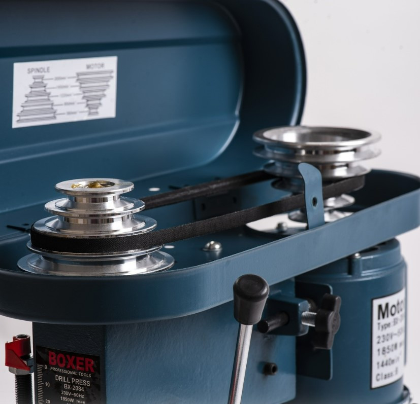 SR-2084 Настільний вертикально-свердлильний верстат 2850 Вт, 5 швидкостей, кут нахилу 45°, патрон 3–16 мм Одеса - фото 7