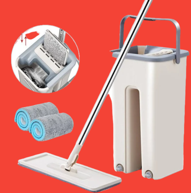 Комплект для уборки Швабра с ведром Scratch Cleaning Mop G3 Big Одесса - изображение 1