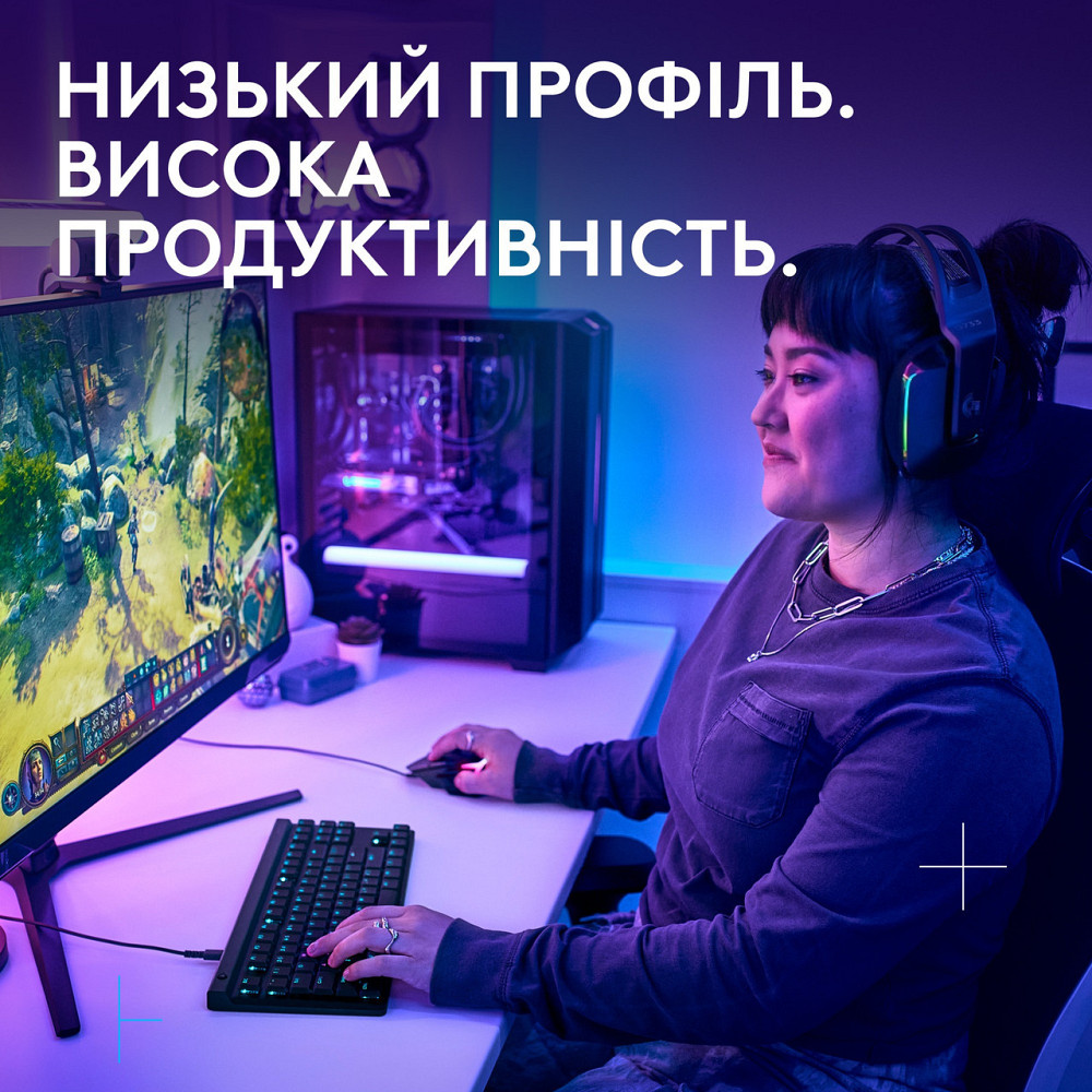 Клавіатура Logitech G515 TKL Black (920-012872) Чорний Харків - фото 2