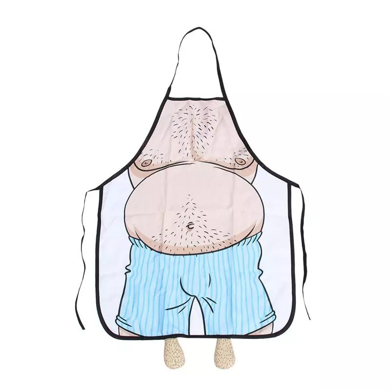 Фартук с приколом для мужчин 80 на 60 см разноцветный Киев - изображение 1