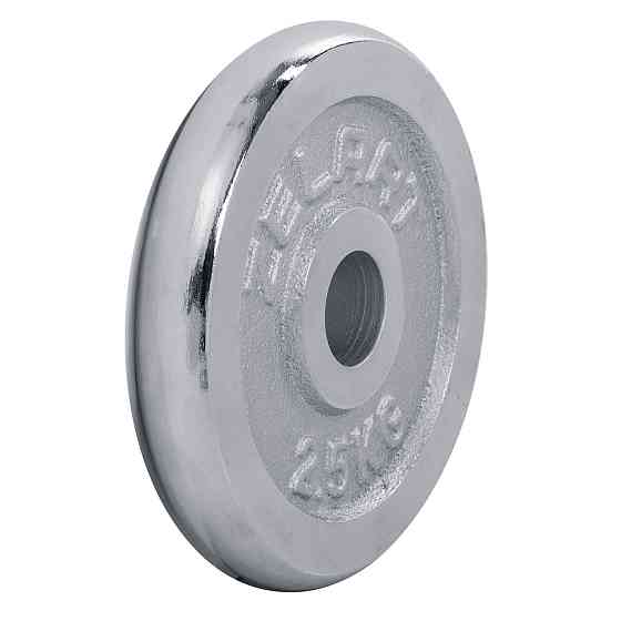 Блин (диск) хромированный 2.5 кг d-30мм Zelart-7786-2_5 Киев