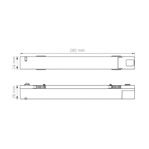 Блок живлення для магнітного шинопроводу 100W VL-TRMS-P100B Videx Житомир - изображение 2
