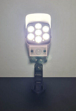 Вуличний ліхтар 7 LED фонарів, датчик руху, кілька режимів, на сонячній панелі Клевань - изображение 4