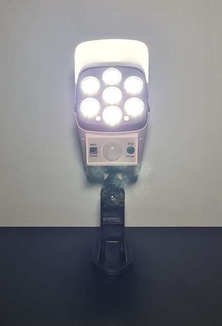 Вуличний ліхтар 7 LED фонарів, датчик руху, кілька режимів, на сонячній панелі Клевань - фото 4