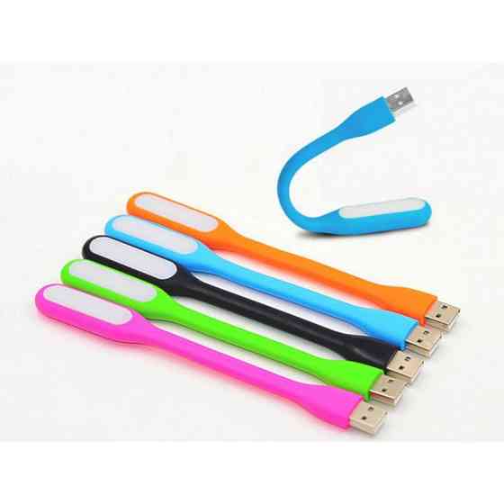 Гибкий Фонарик USB LED Light Plastic 1.2 Вт гибкий корпус, клипса для крепления к ремню Киев