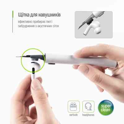 Універсальний чистячий набір ColorWay Cleaning Pen, for Earphones, 3 in 1 (CW-1131) Вінниця