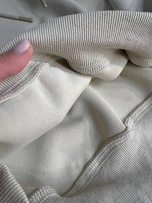 Костюм женский A-N 2735 с медвежонком в ​​камнях - худи и штаны бежевый, бежевый, M Киев - изображение 18