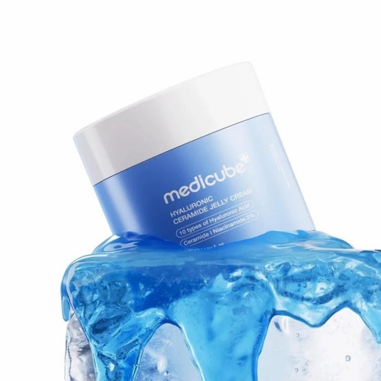 Увлажняющий крем-желе с гиалуроновой кислотой и керамидами Hyaluronic Ceramide Jelly Cream Medicube 50 мл Киев - изображение 5