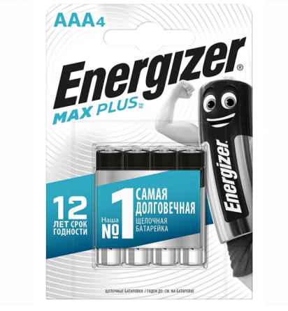 Батарейка лужна ААА/LR03 (бл-4шт) Energizer Max Plus Житомир