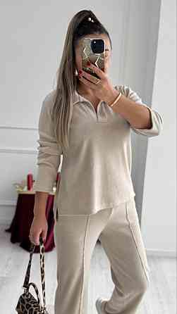 Жіночий базовий в'язаний костюм-двійка з ангори Таш, 40/42 Одеса