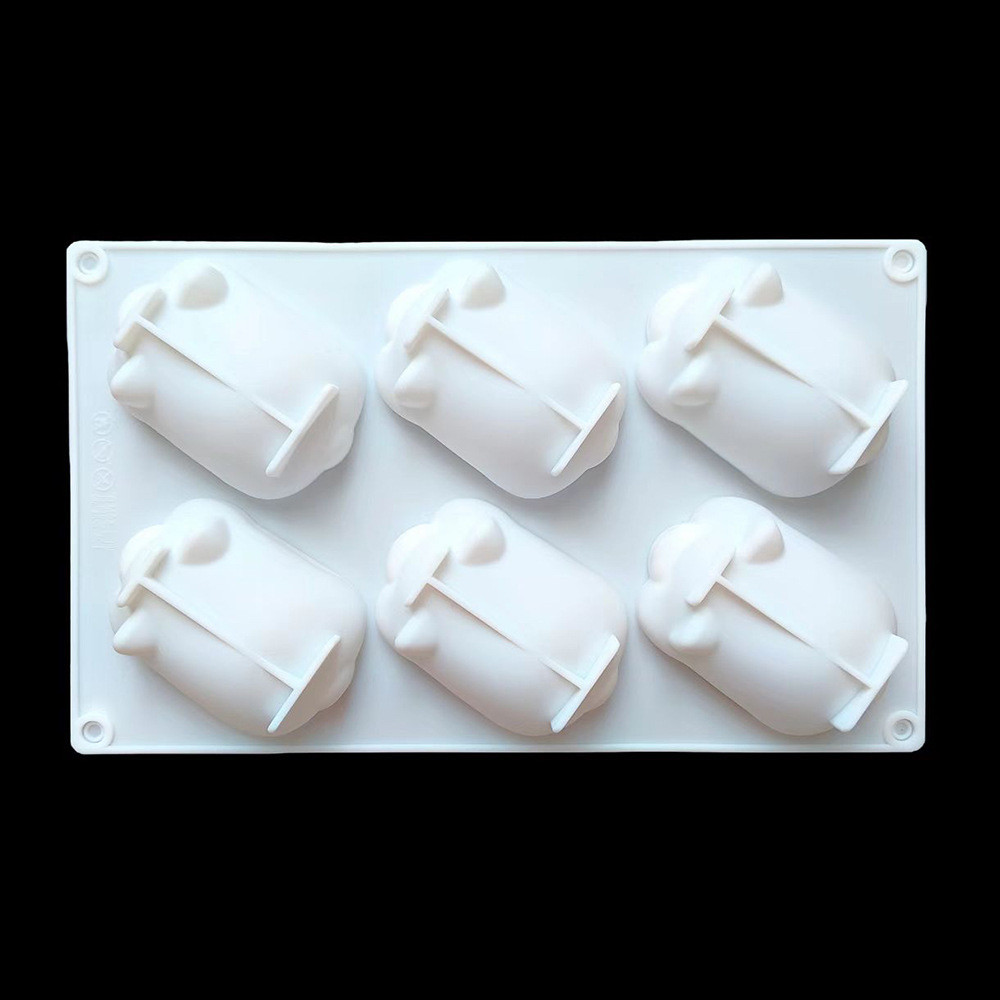 Молд силиконовый Поросята 200 на 170 мм белый Киев - изображение 5