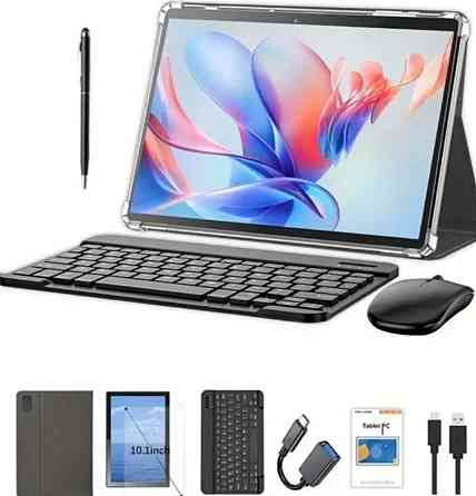 12/512 Gb, планшет, +чехол+клавиатура, новый, 10.1,sim,Android 13. Киев