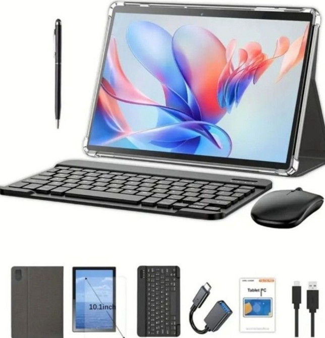12/512 Gb, планшет, +чохол +клавіатура, новий, 10.1,sim, Android 13. Київ - фото 4