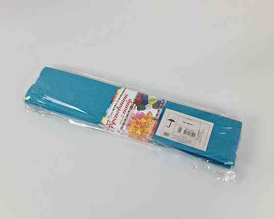 Бумага креповая (гофрированая) бирюзовый (1 пачка) Харьков