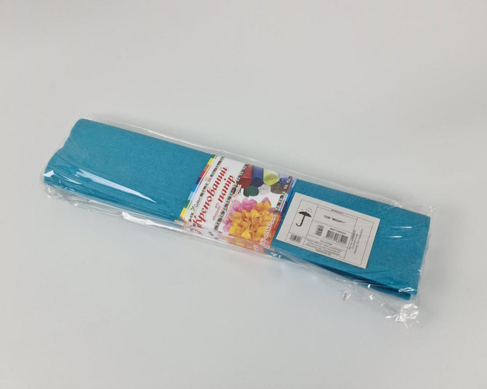 Бумага креповая (гофрированая) бирюзовый (1 пачка) Харьков - изображение 4