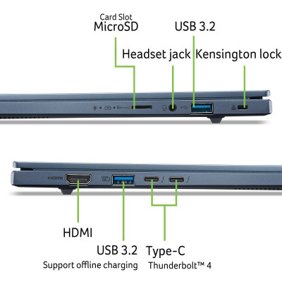 Ноутбук Acer Swift Go 14 SFG14-75 (NX.JNBEU.004) Винница - изображение 3