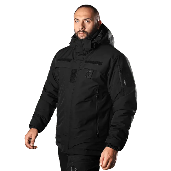 Тактическая теплая мужская куртка Patrol System 3.0 Черная L Киев