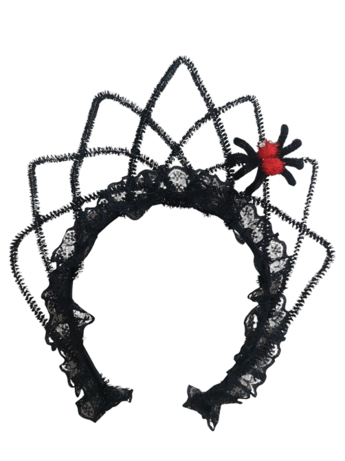 Обруч на Хэллоуин Паук и корона one size черный Киев - изображение 1