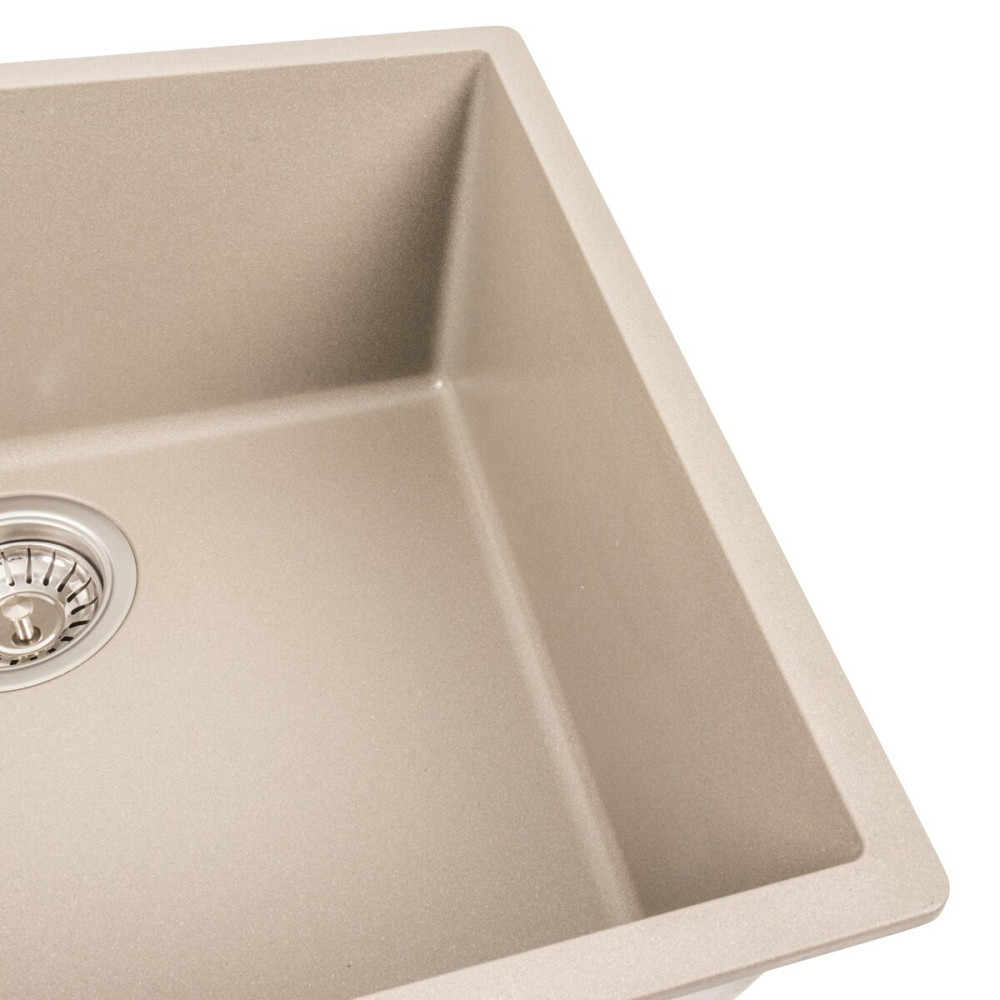 Гранітна мийка для кухні VALESO OASIS 5444 матова Титан Коломыя - изображение 3