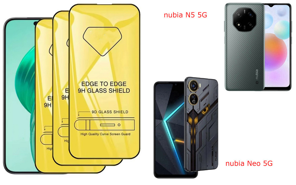 Защитное стекло DefenzoGlass для nubia N5 5G, nubia Neo 5G – двойная прочность Киев - изображение 1