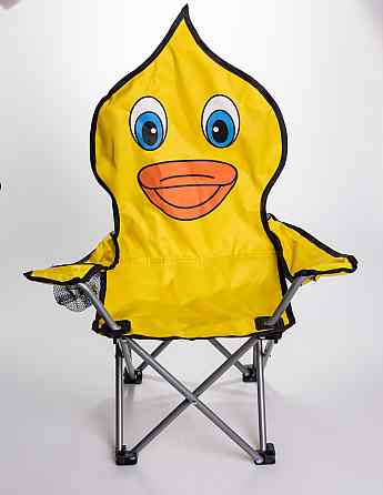 Yiwu Крісло туристичне для дитини 34х58х65 см з підстаканником Жовтий SJ-0065Y Коломия