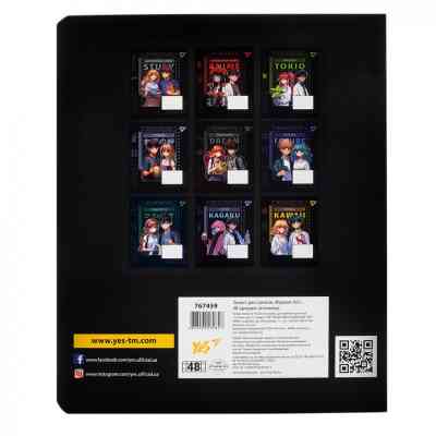 Тетрадь Yes предметная ФИЗИКА Anime 48 листов, клетка (767459) Винница