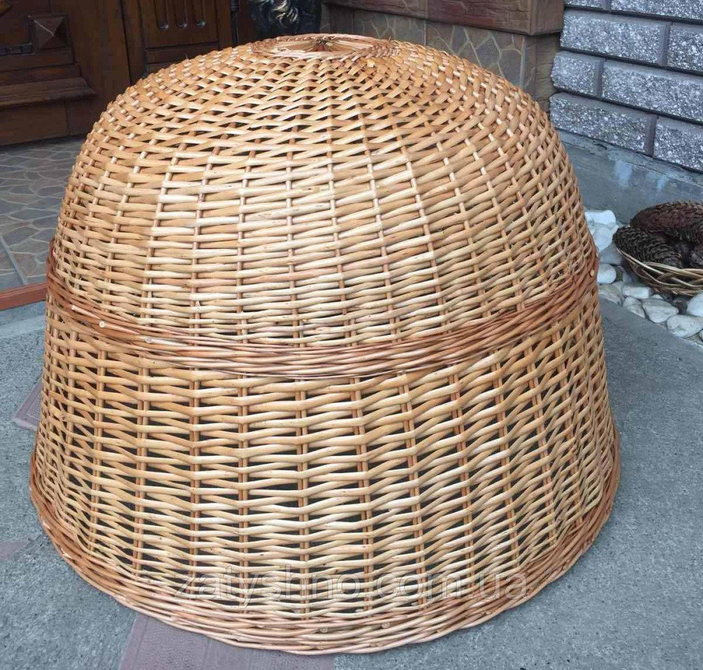 Габаритная люстра плетеная | люстра из лозы лакированая  /плетеной светильник для магазина Киев - изображение 8