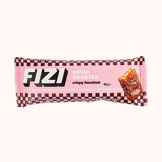 Батончик Fizi MOOD BOOSTER Crispy Hazelnut 40g Луцьк