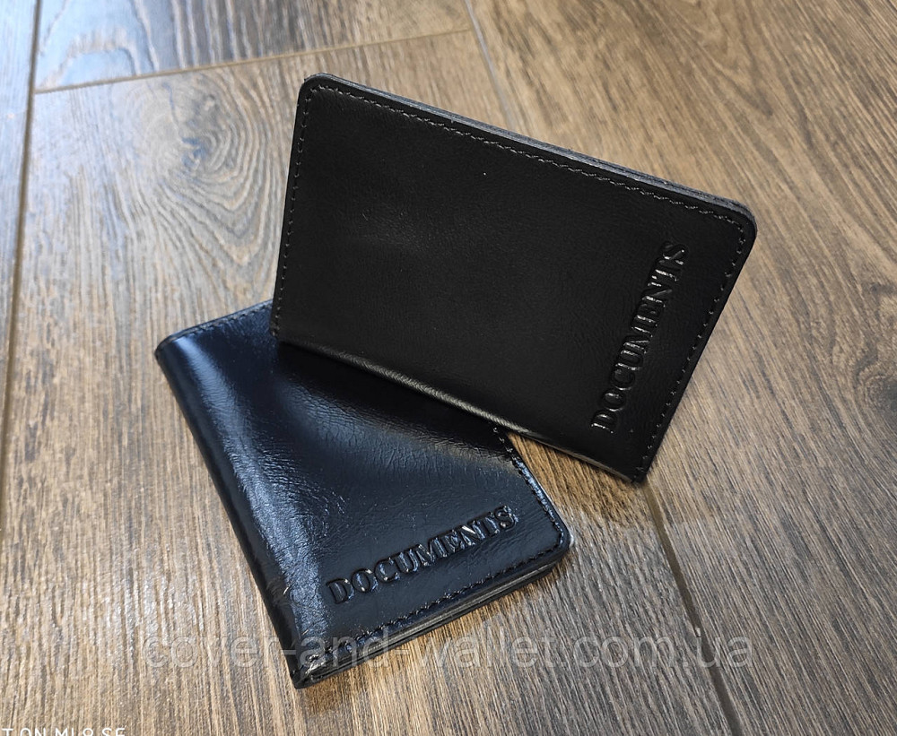 Шкіряна обкладинка для ID паспорта і авто документів з натуральної шкіри ST Leather Київ - фото 5