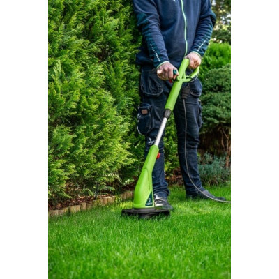 Тример садовий Verto електричний, 350 Вт, 25 см, 93 дБ, телескопічна ручка, 2.2 к (52G550) Вінниця - фото 2