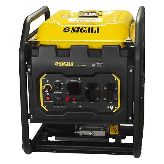 Генератор інверторний бензиновий 220В 2.2/2.5кВт 12л 4-х тактний ручний запуск SIGMA (5710721) Рівне