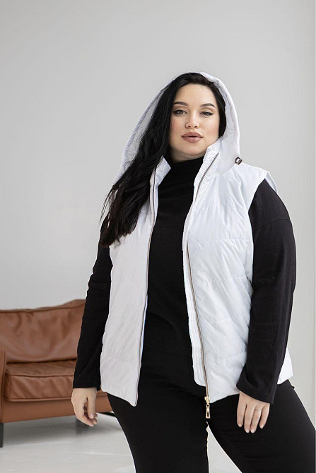 Женская весенняя жилетка. Жилетка короткая Женская  44-56р Киев - изображение 6