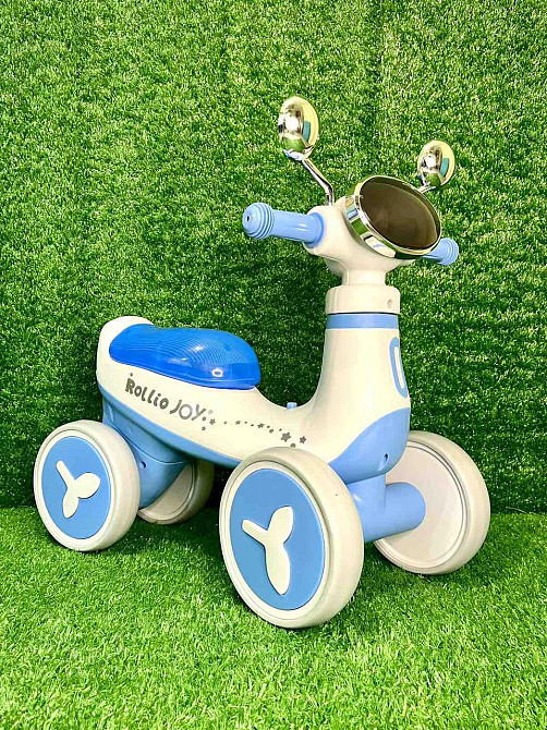 Біговел - толокар JOY музика укр озвучка підсвічування Блакитний (JL-60078) Чернигов - изображение 8