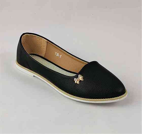 .Жіночі Балетки Чорні Мокасини Туфлі (розміри: 36) - 19 Дніпро