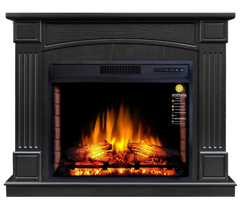 Камінокомплект ArtiFlame BOSTON AF28S ТЕМНИЙ ГОРІХ (зі звуком) Львів - фото 1