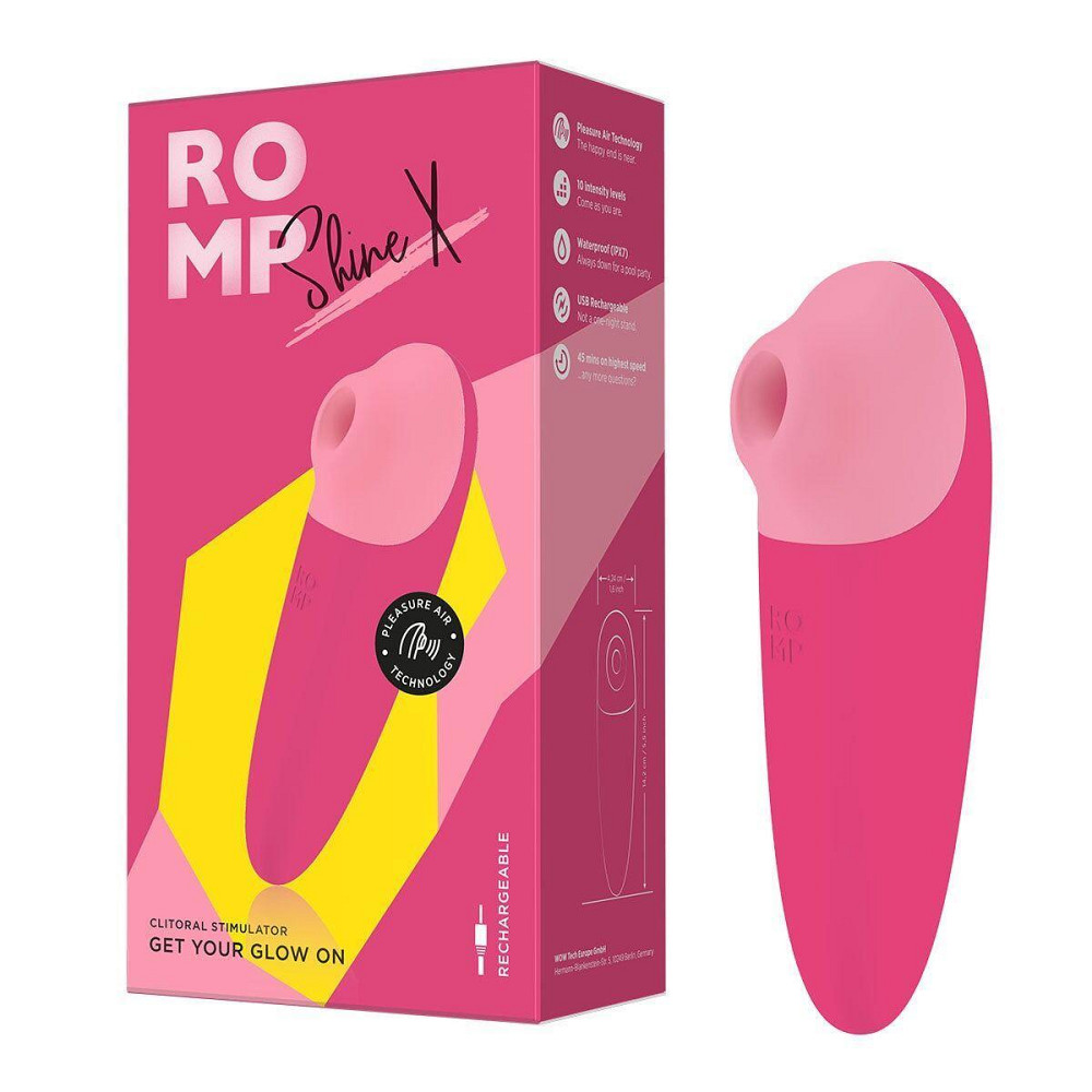 Вакуумный клиторальный стимулятор Romp Shine X Sex Aura Киев - изображение 8