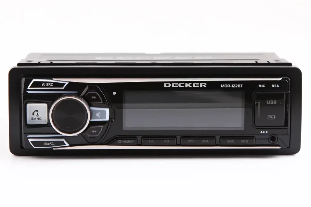 Автомагнітола «Decker» MDR-122 RGB DSP/BT/USB+USB Charge/MicroSD/ISO/дод. розєм /ПДУ/Decker Audio Вінниця - фото 1