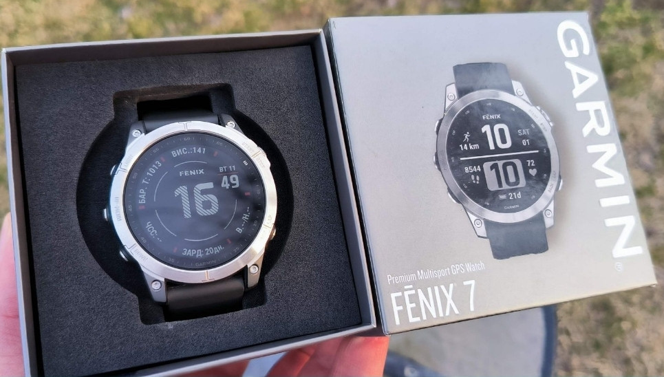 Смарт -Часы Garmin Fenix 7 Silver 47mm Киев - изображение 7
