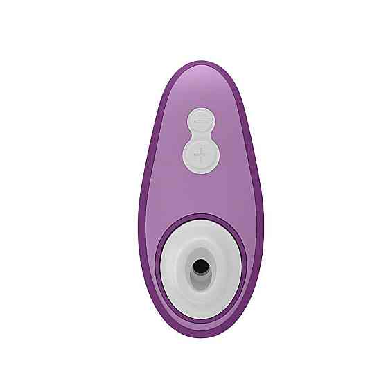 Вакуумний кліторальний стимулятор Womanizer Liberty 2 Purple, 8 режимів, магнітна кришечка Sex Aura Київ
