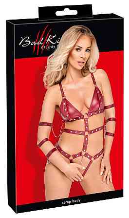 Боди - 2480514 Bad Kitty Strap Body, red - M Sex Aura Киев